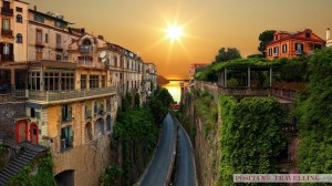 Street-Sunset-Sorrento-Italy_positano_travelling_car_service_amalfi_coast